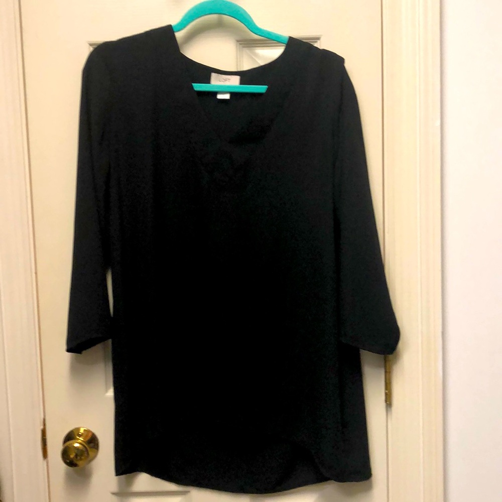 Tunic length dressy top